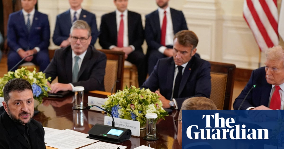 EU leaders present united front for ceasefire in Ukraine and 'pressure on Russia' – video | US news