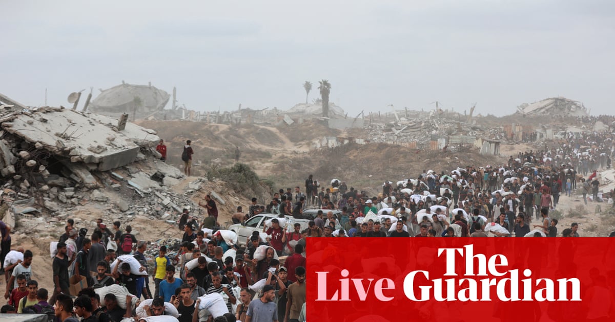 US envoy to visit Gaza aid sites as number of Palestinians killed while desperate for food grows – Israel-Gaza war live | Gaza
