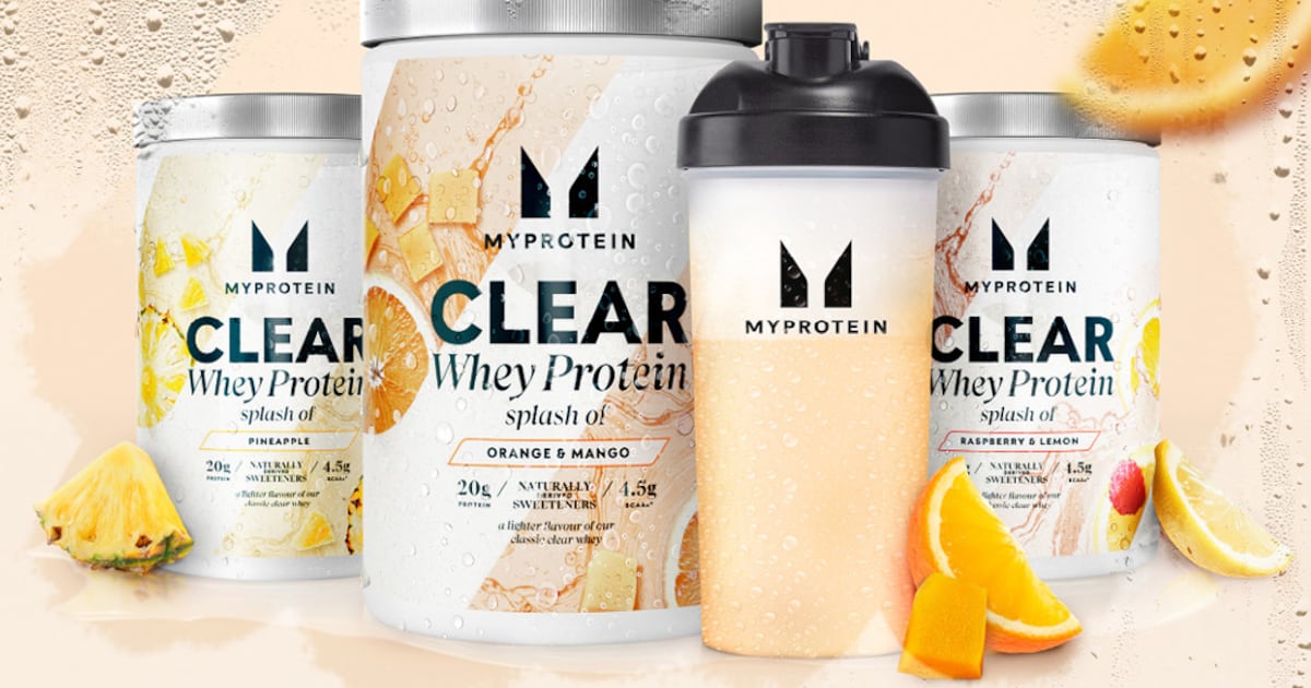 Myprotein Launches ‘Splash Of’ Clear Whey as Market Grows 50% in a Year
