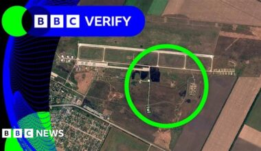 BBC Verify Live: Satellite images show damage at Russian bases, and Lebanon strikes verified