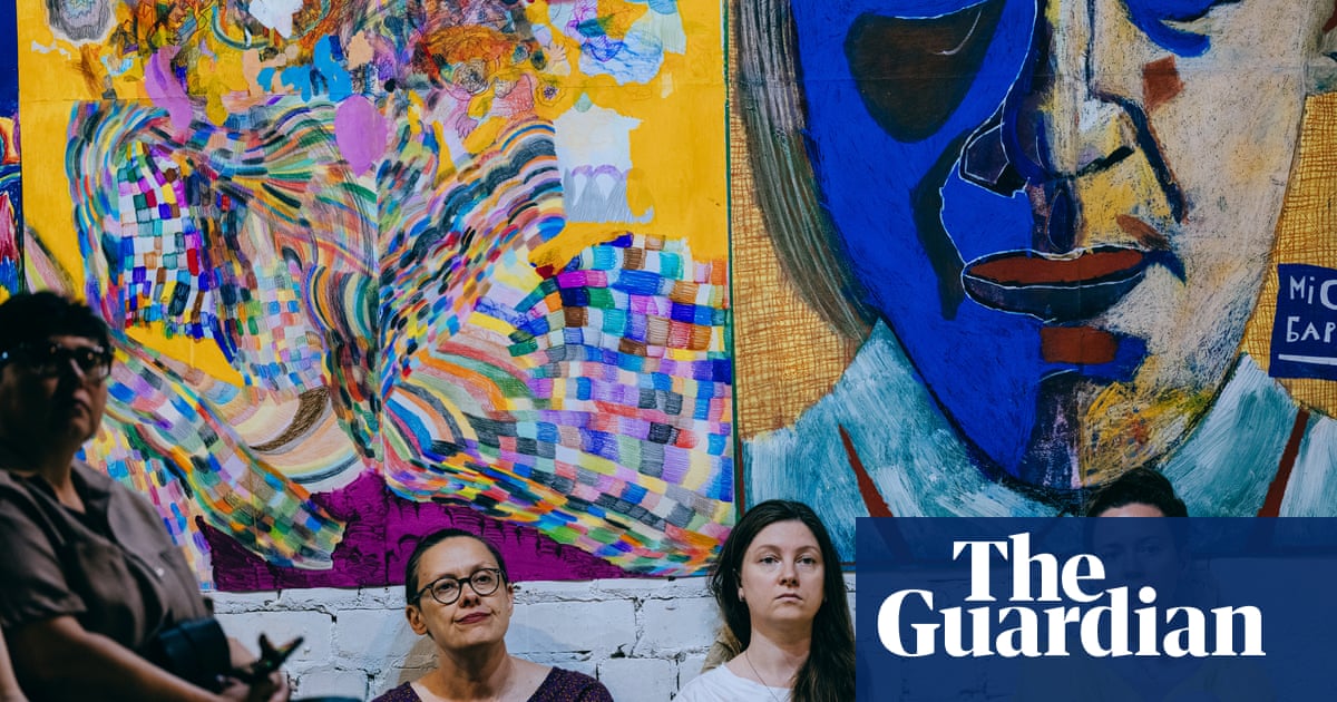 ‘Poetry pulled me out of the abyss’: keeping culture alive in Kharkiv – picture essay | Ukraine