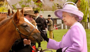 Royal family say goodbye as the Queen’s horse retires after 14 years