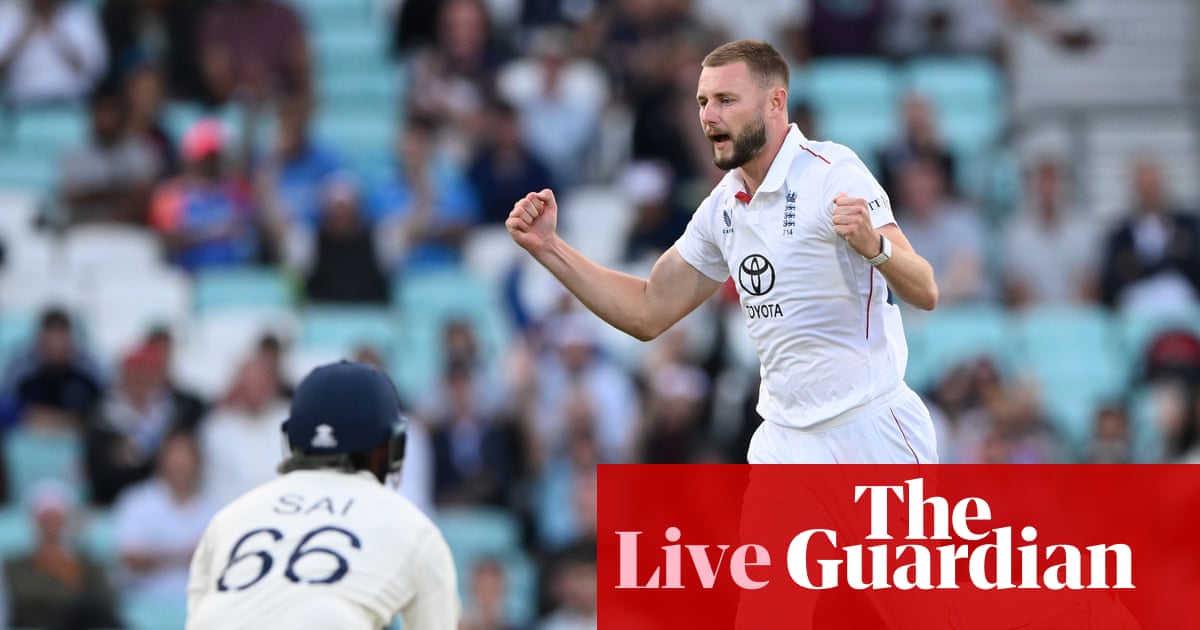 England v India: fifth men’s cricket Test, day two – live reaction | England v India 2025