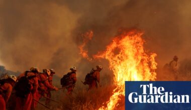 Rapidly spreading brush fire prompts evacuations for thousands in California | California wildfires