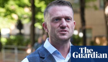 Tommy Robinson bailed after arrest on suspicion of grievous bodily harm | UK news