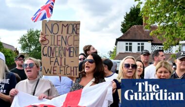 Members of far-right party organising asylum hotel protests across UK, Facebook posts show | Immigration and asylum