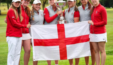 England Boys' and Girls' team celebrated combined success in the 2025 Home Internationals in Cork, Ireland. Pic: inpho Photography
