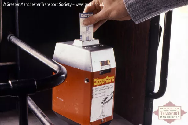The ClipperCard machine has vanished from the front of Manchester's buses