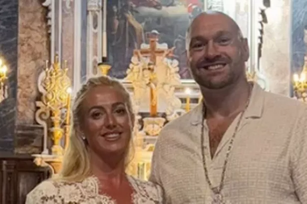 Tyson Fury and wife Paris
