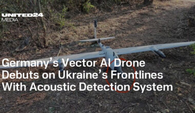 Germany’s Vector AI Drone Debuts on Ukraine’s Frontlines With Acoustic Detection System — UNITED24 Media