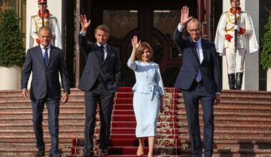 Germany, Poland, France rally behind Moldova's EU-leaning president