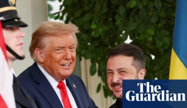 European leaders gather for Ukraine peace talks at the White House – in pictures | US news
