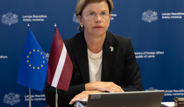 Baiba Braže at the EU Foreign Affairs Ministers meeting: we support a joint US-Europe effort to stop Russia’s aggression against Ukraine