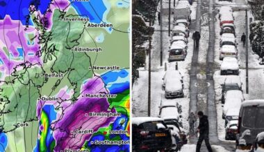 UK snow latest shows half of Britain ‘covered’ in maps | Weather | News