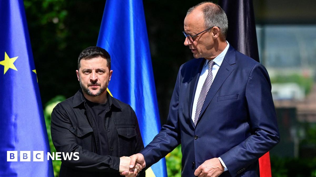 Zelensky lands in Berlin for calls with European leaders and Trump ahead of US-Russia summit - live updates
