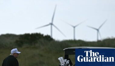 The week the US president’s vendetta against renewables went global | Environment