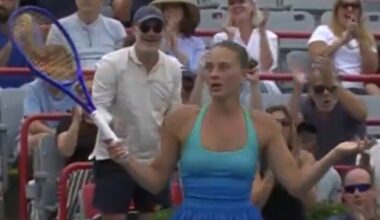 Tennis pundit screams as Canadian Open star does the unthinkable after slipping on court | Tennis | Sport