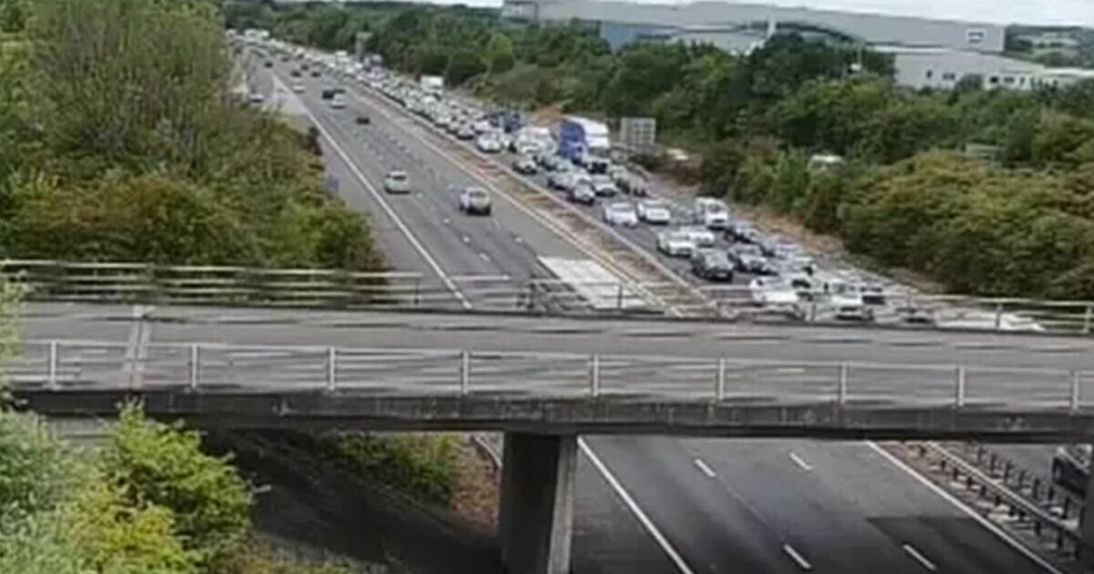 M5 traffic LIVE: Long delays as motorbike and car crash near Worcester | UK | News