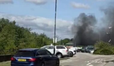 Huge fire breaks out at Morrisons supermarket petrol station | UK | News