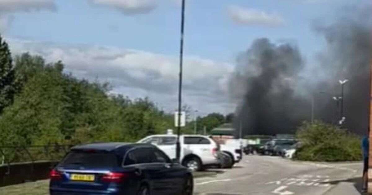 Huge fire breaks out at Morrisons supermarket petrol station | UK | News