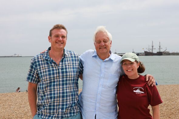 Dirk Gewert, with Kevin Magnay and Victoria Roughley