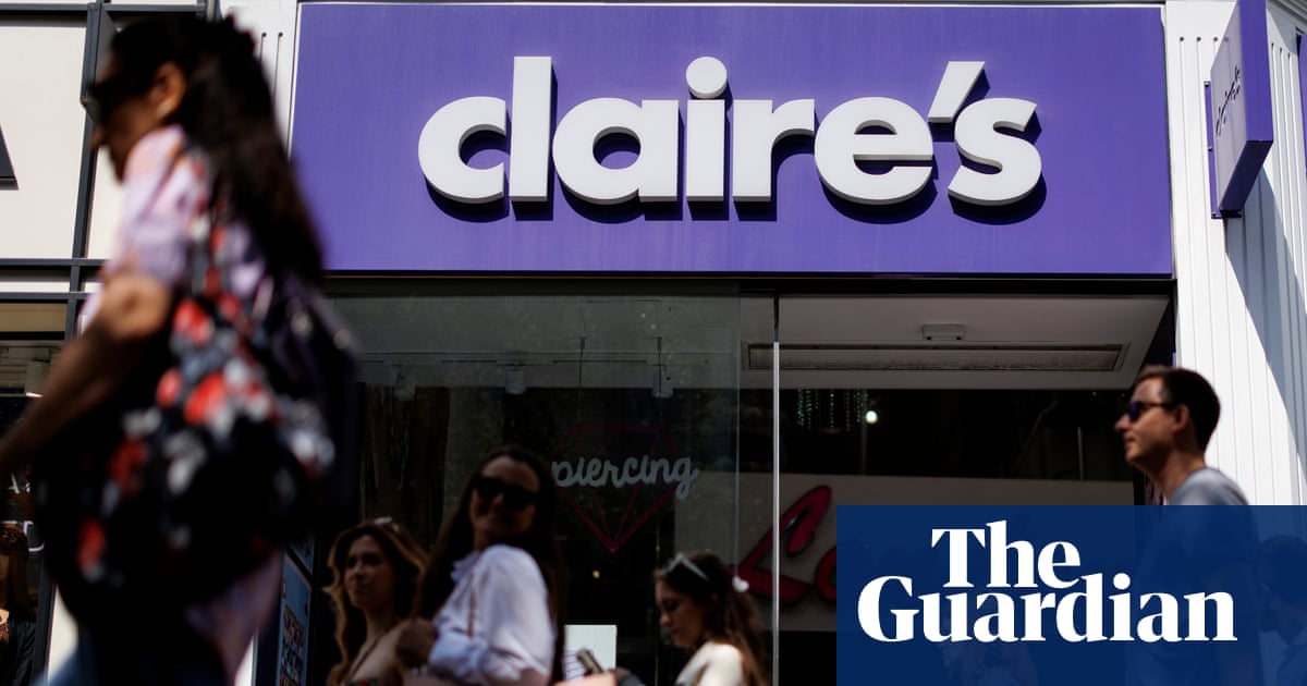 Claire’s to appoint administrator in UK and Ireland, putting 2,150 jobs at risk | Retail industry