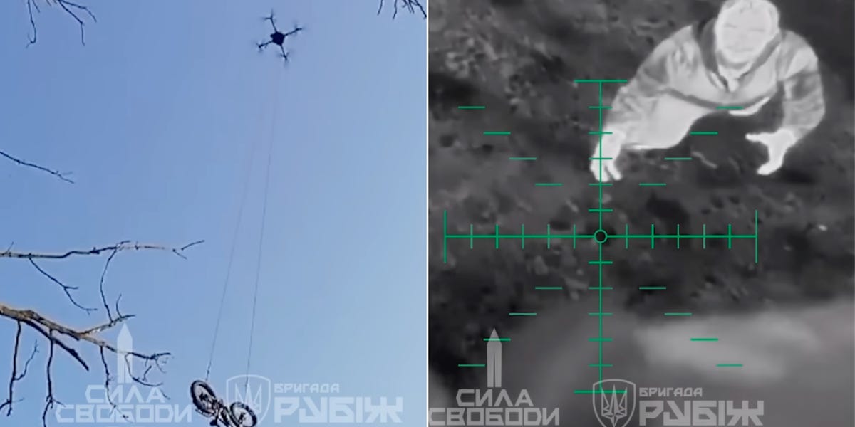 FPV Drones Used to Deliver Electric Bike on Battlefield: Ukrainian Unit