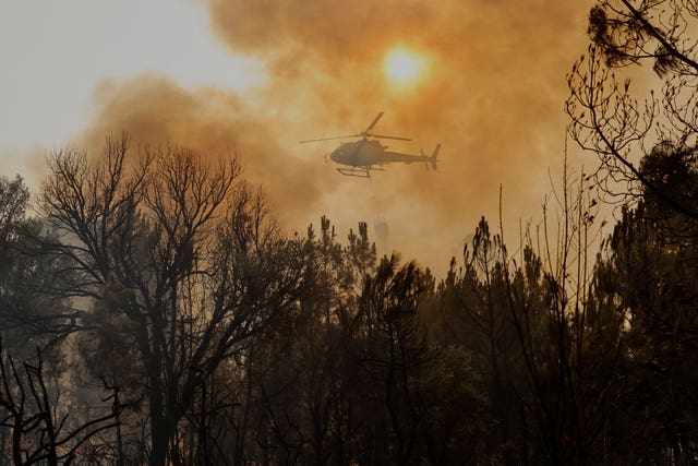 APTOPIX Spain Fires