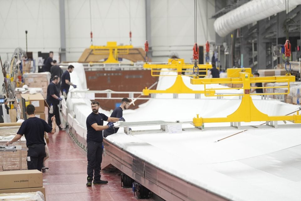 The manufacturing sector in NI recorded the biggest fall in output in July, according to Ulster Bank (Danny Lawson/PA)