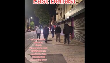 PSNI ‘will not tolerate vigilante activity’ as online videos show group confronting people in east Belfast