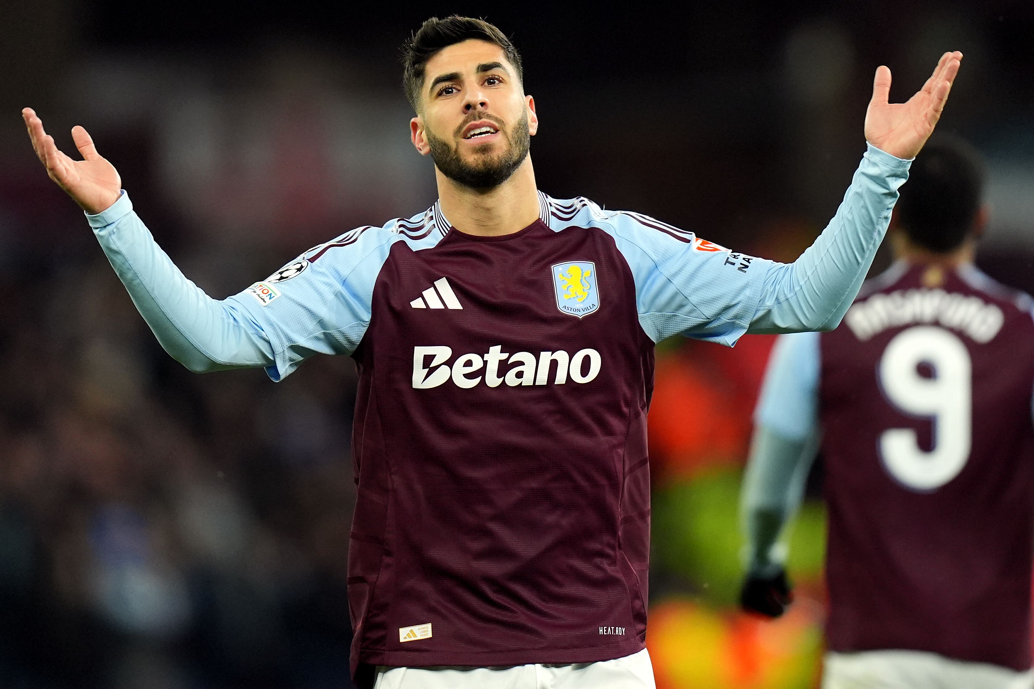 Marco Asensio went on loan from PSG to Aston Villa (Jacob King/PA)