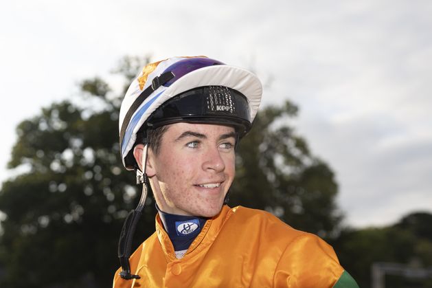 Wexford jockey Adam Grant rides his first winner at Leopardstown
