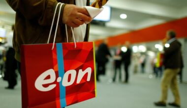 E.ON calls for higher grid returns in Germany as H1 core profit rises
