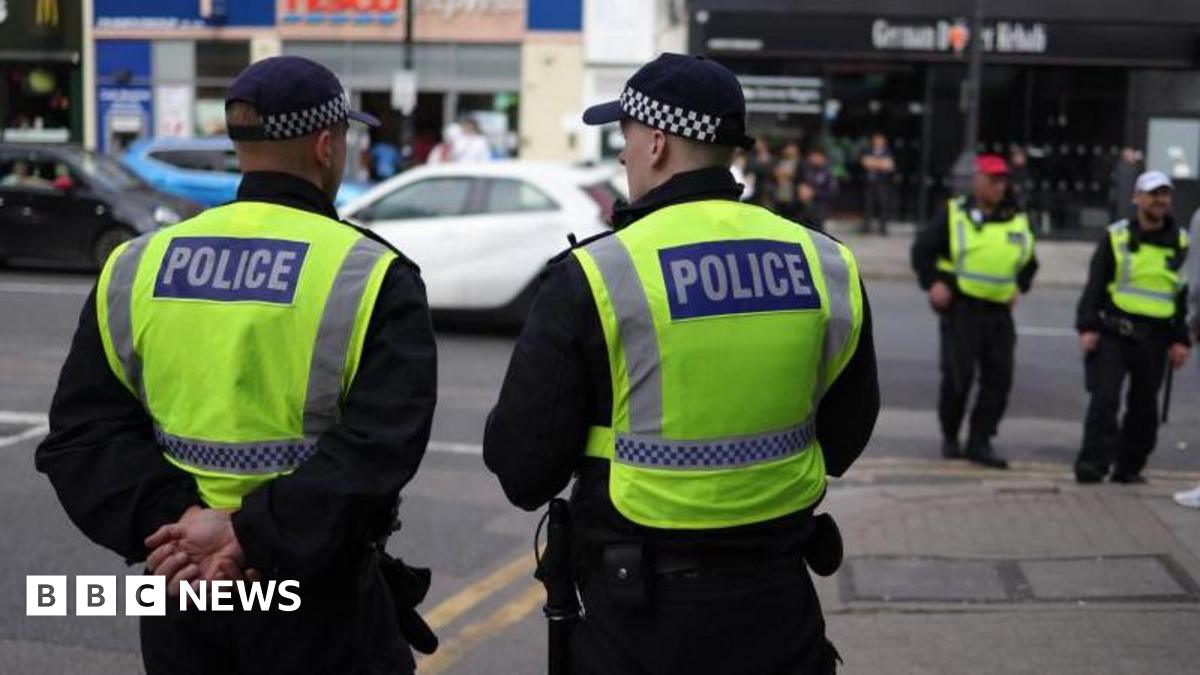 Police on duty in London, August 2024
