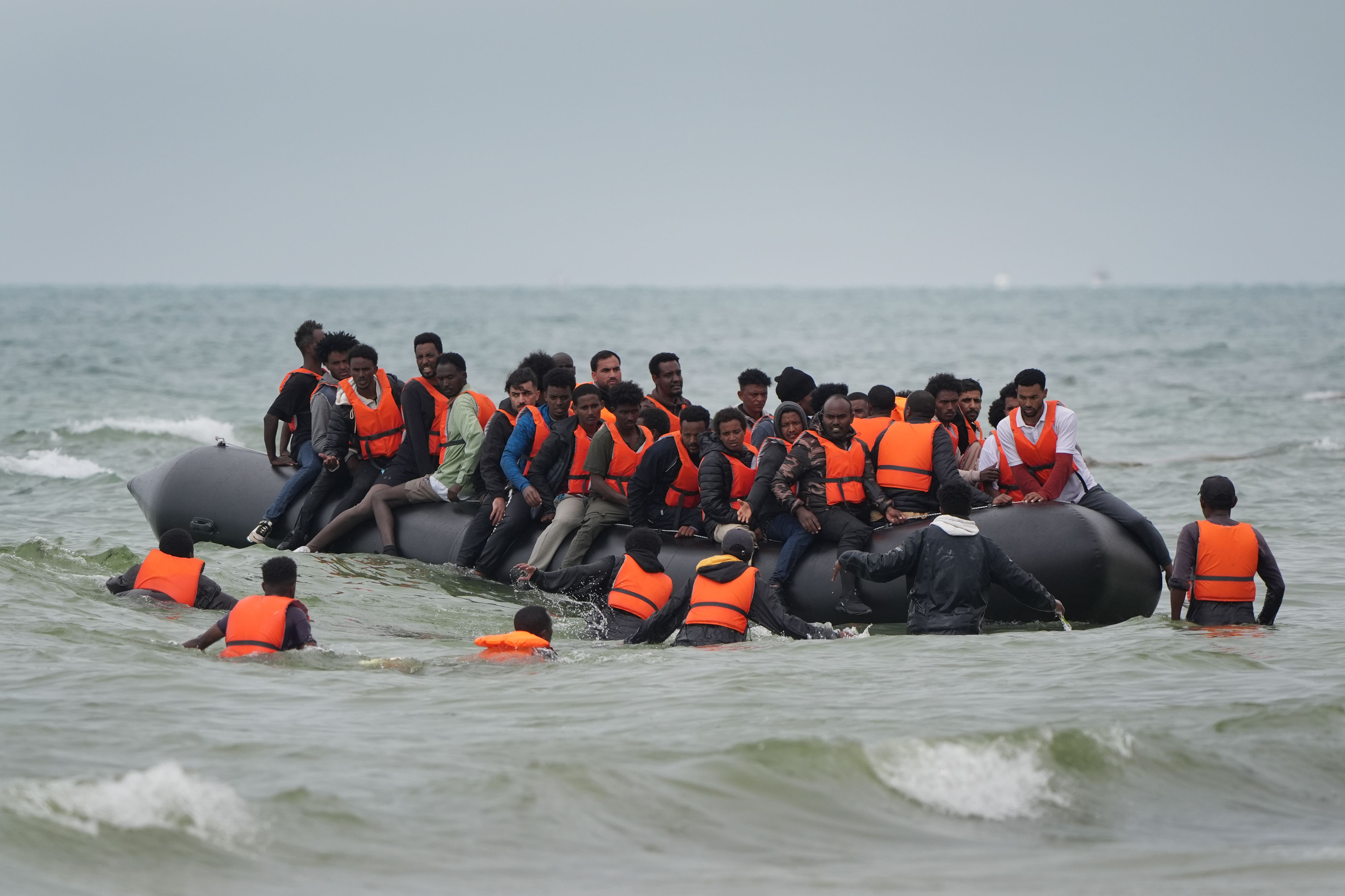 Labour is seeking to deter smuggling gangs in a bid to bring down small boat crossings (Gareth Fuller/PA)