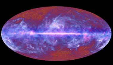 Cosmic map suggesting universe strange new shape