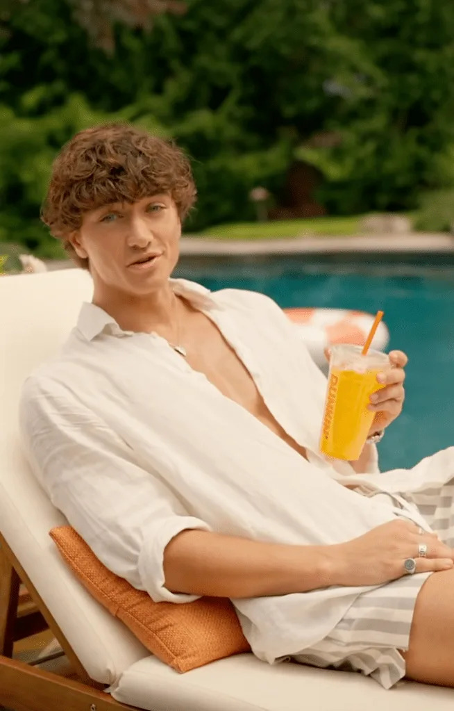 In the ad, the “Summer I Turned Pretty” star claimed his tan comes from his “genetics.”