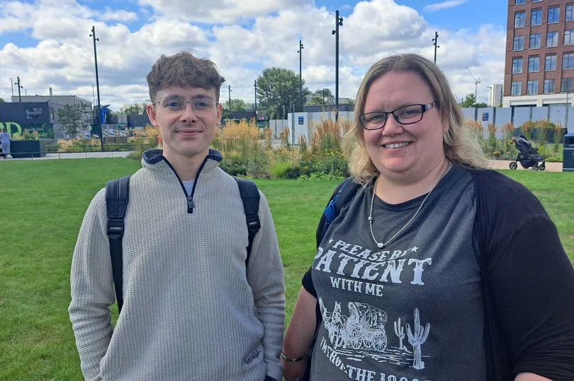 Finance workers Adam Patrick and Sam Harrison