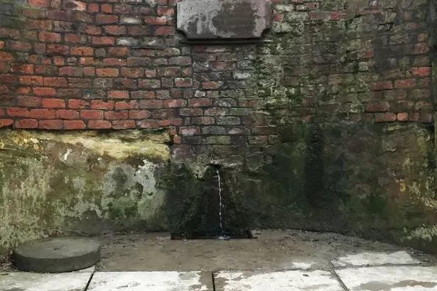 The Chalybeate (contains iron) spring in St James’ cemetery in Liverpool.
