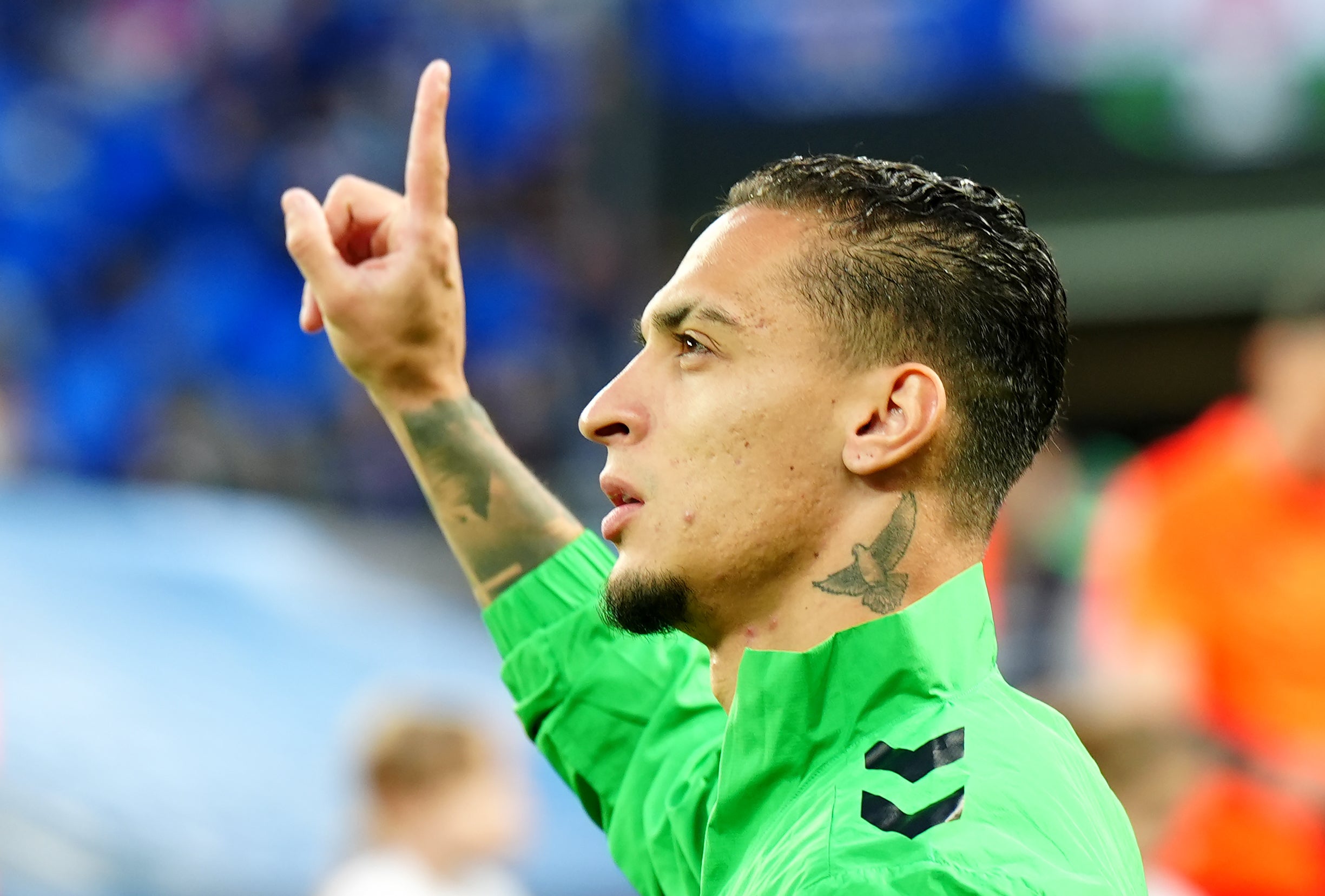 Antony spent the second part of the 2024/25 season on loan with Betis (Jane Barlow/PA)