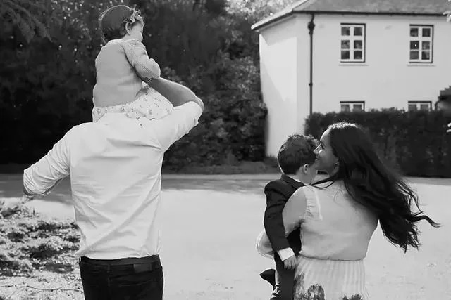 YouTube/Netflix Meghan Markle, Prince Harry, and their two kids