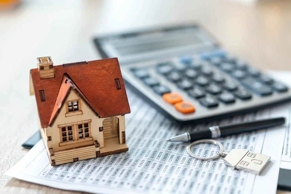 Real estate investment and loan, mortgage and refinance concept