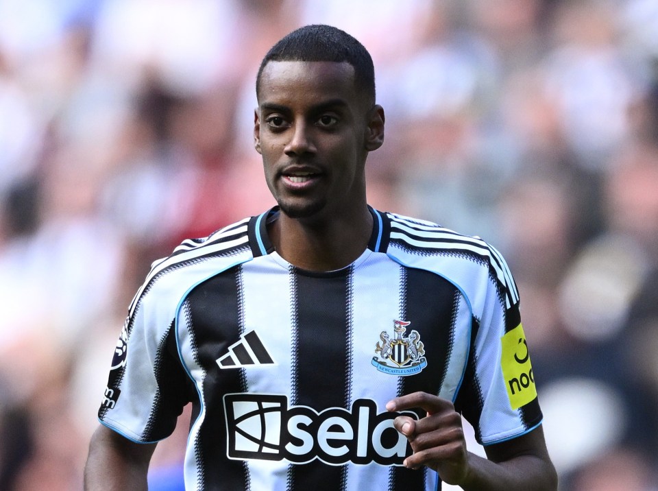 Isak was on the receiving end of a furious rant from Simon Jordan over his antics