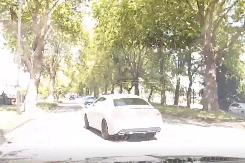 Dangerous driving caught in Birmingham by BirminghamLive staff. The footage was submitted to West Midlands Police as part of Op Snap. Pictured: Mercedes cuts up traffic on Pershore Road -Credit:BirminghamLive