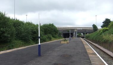 Denton Station (above), on the Stockport-Stalybridge Line, is the No.1 least-used station in Britain. Picture courtesy of Creative Commons licensing