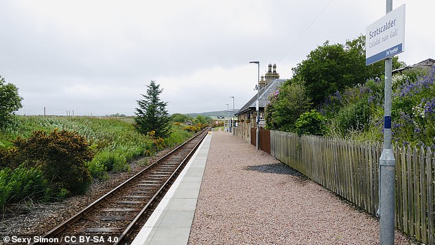 Above is Scotscalder station on the Inverness-Wick line. With just 124 passengers per year, it's Scotland's least-used railway station and the sixth least-used in Britain. Picture courtesy of Creative Commons licensing