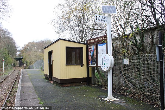 Coombe Junction Halt in Cornwall is Britain's fifth least-used station, with just 120 passengers a year