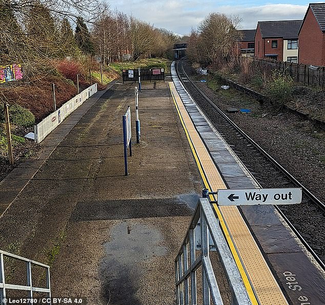 Reddish South railway station on the Stockport-Stalybridge line comes fourth, with 100 passengers annually