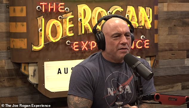 Podcaster Rogan controversially agreed with Gibson, claiming 'This stuff does work, which is strange because it's not profit'