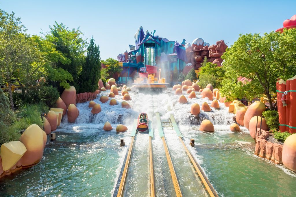 Orlando USA August 24 2014: The Dudley Do-right Ripsaw